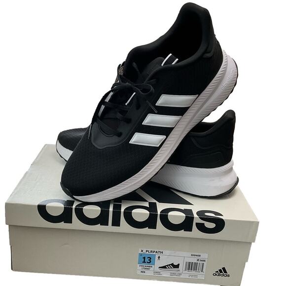 Adidas Men's Black XPLR Path Sneakers with Treaded Sole Size 13 NEW LAST ONE! - Picture 4 of 7